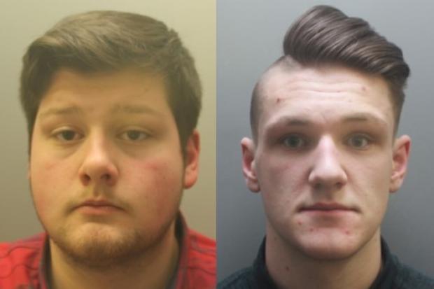 Alex Stormont (left) and Taylor Johnson, (right) both assaulted the woman at a hotel in Liverpool city centre in March 2018.