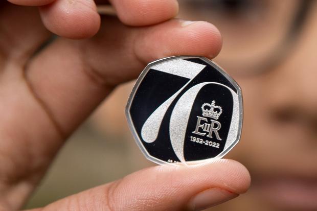 The Royal Mint releases Platinum Jubilee 50p coins into circulation (The Royal Mint)
