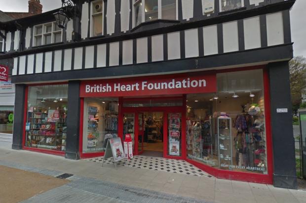 The British Heart Foundation is appealing for volunteers. Picture: Google.
