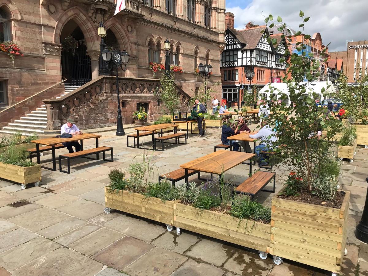 The Good – Commended - The Town Hall “Parklet”.