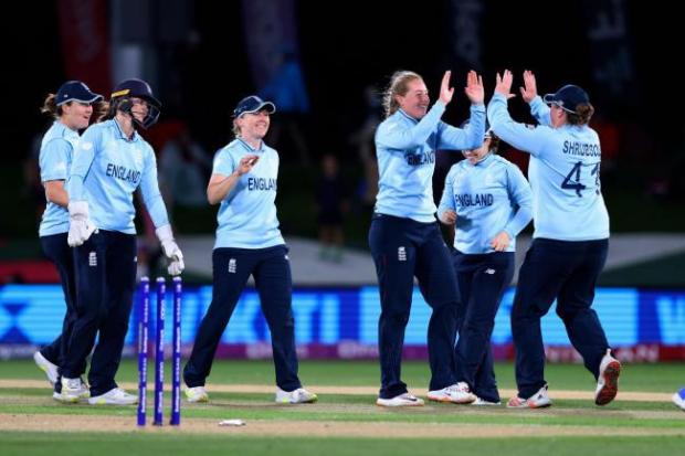 Sophie Ecclestone takes five wickets as England reach World Cup final with convincing victory over South Africa