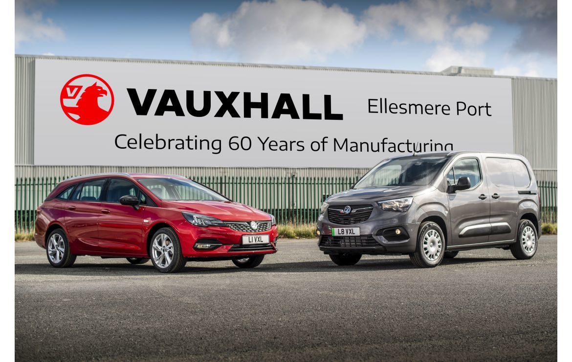 Vauxhall staff mark the end of an era in Ellesmere Port, and the beginning of a new one. Picture: Anthony Devlin/Getty Images