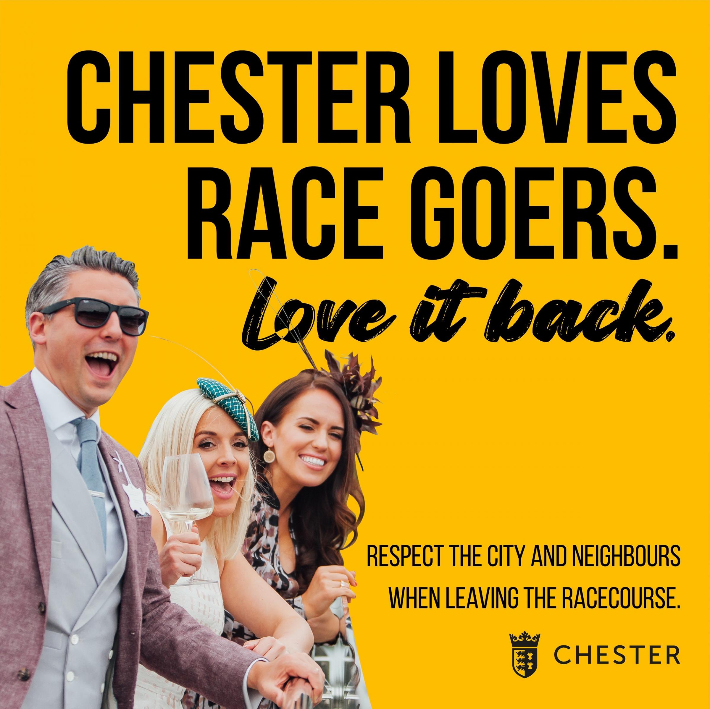The Chester Loves Race Goers campaign will come into effect at this years May Festival.