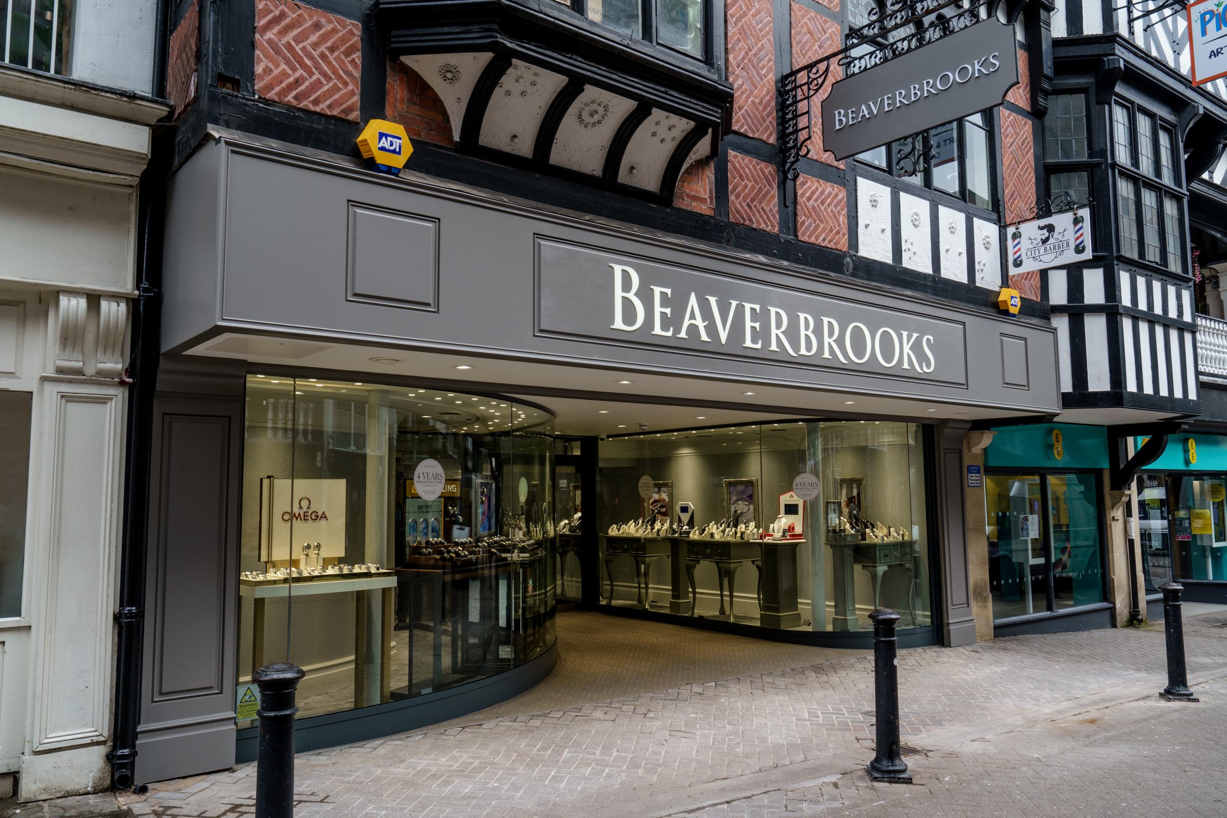The reopened Beaverbrooks store in Chester.