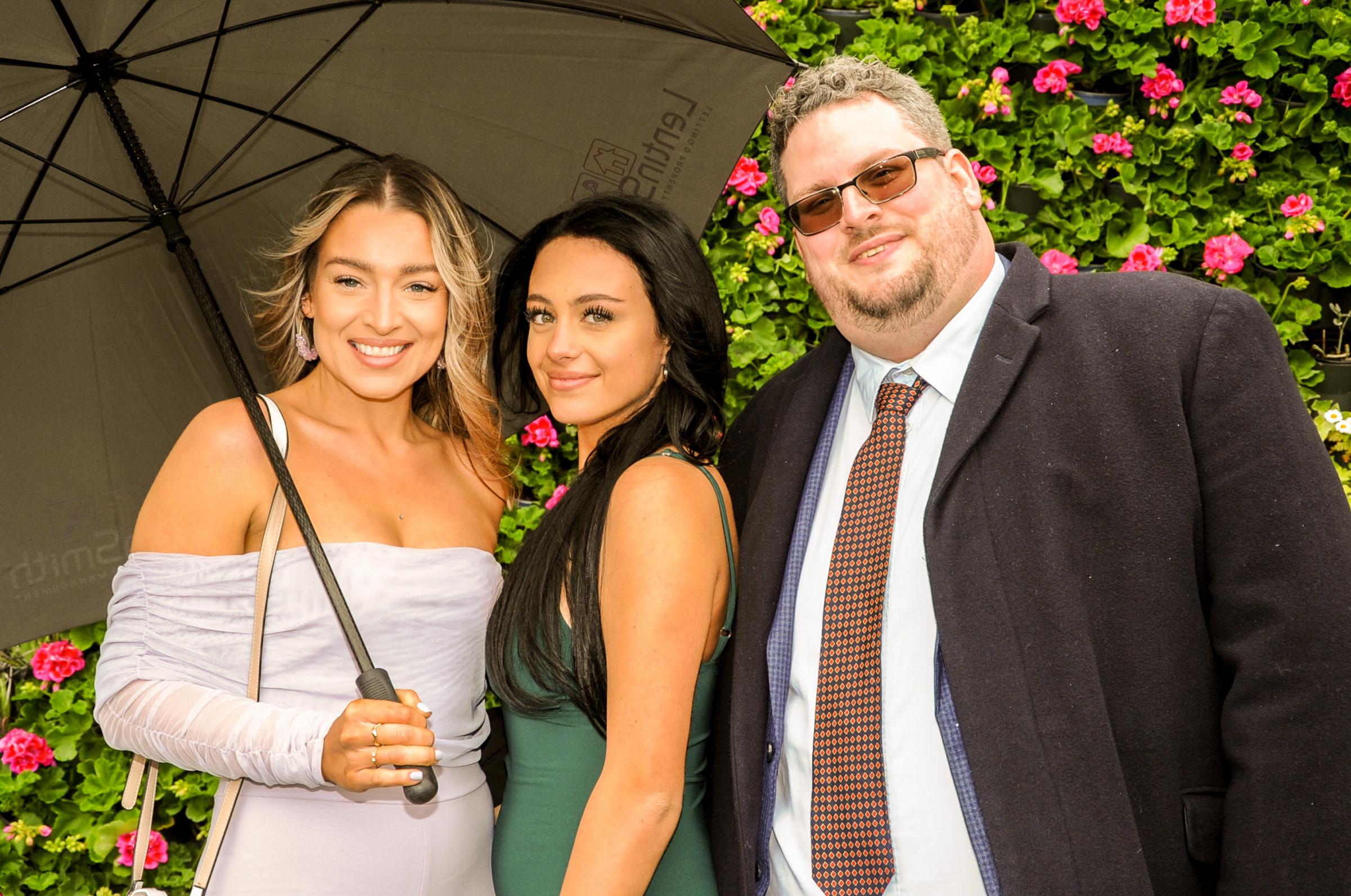 Chester Racecourse, Boodles May Festival City Day. Picture Lauren Simms, Saskia Quirk, Ray Craig. Pictures by Simon Warburton.