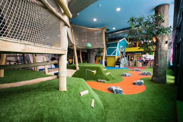 Chester and District Standard: Inside the Sticky Paws play area in Barons Quay