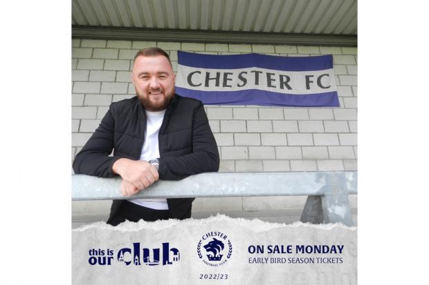 New Chester FC manager Calum McIntyre.