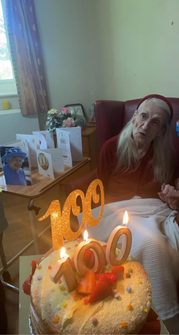 Chester and District Standard: Evelyn Roberts, who celebrated her 100th birthday this week.