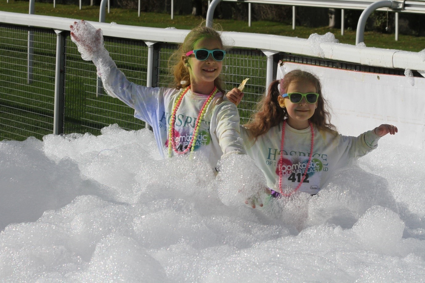 The Foamtastic Colour Blast in aid of the Hospice of the Good Shepherd returns to Chester Racecourse later this year.