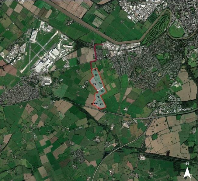 Bretton Hall Farm could become the site of a large solar farm spreading over the England-Wales border.