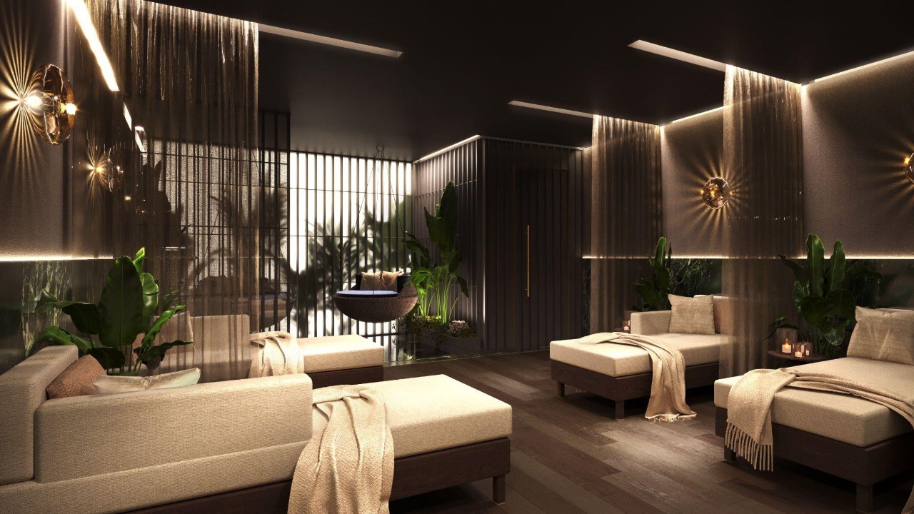 Wildes Hotels new Chester city centre spa’s relaxation lounge.