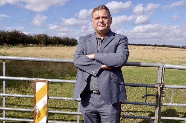 The MP has hit out at plans to build houses on greenfield land in the area.