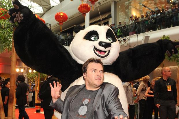 Jack Black at Kung Fu Panda 2 premiere – London