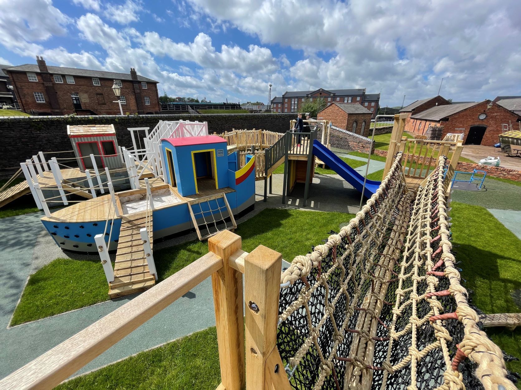The play area at the National Waterways Museum.