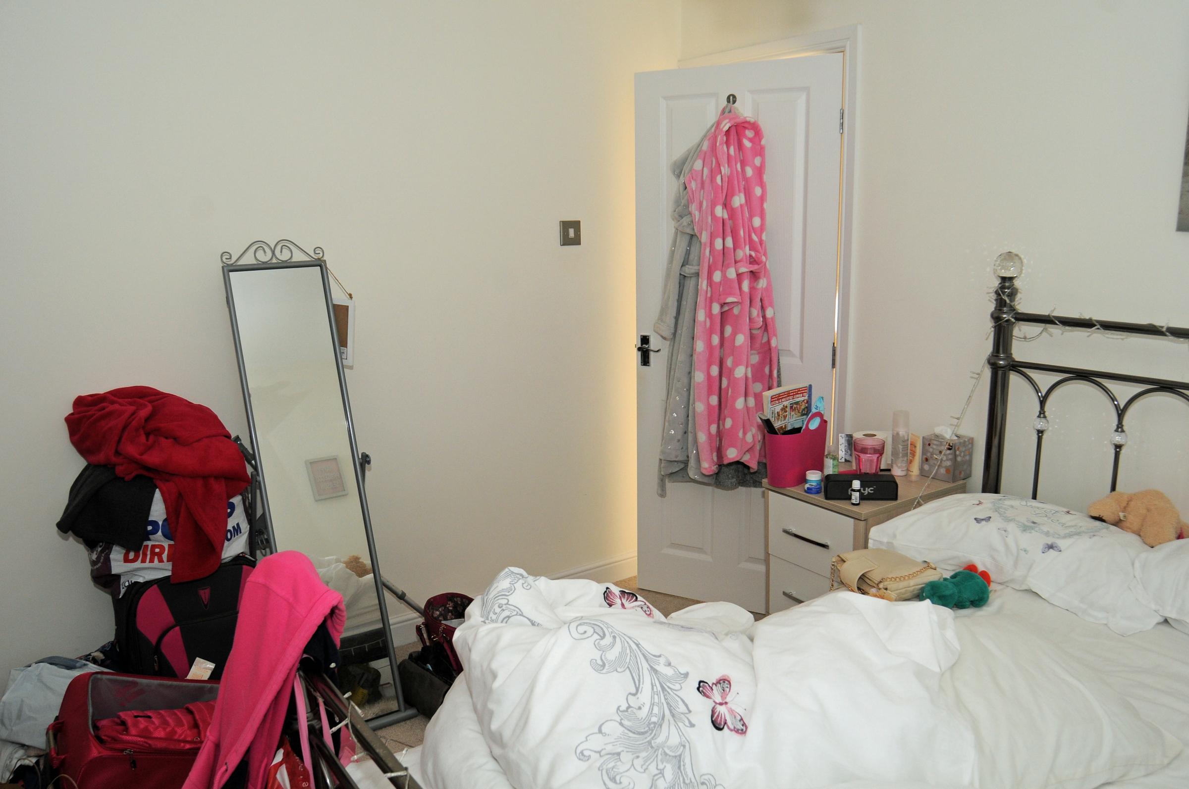 A photo of Lucy Letbys bedroom at Westbourne Road, Chester, shown in court. Picture: Cheshire Constabulary/CPS.