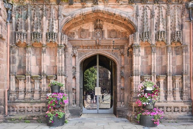 Chester Cathedral Pilgrims Porch.
