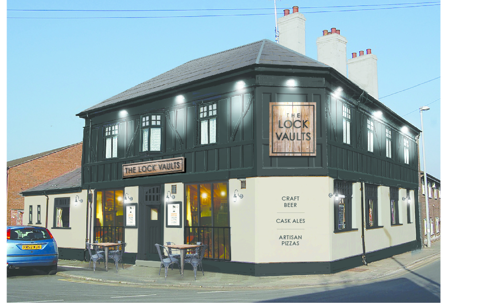 An artists impression of the revamped pub.