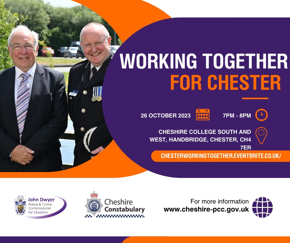 Chester: Residents invited to raise policing issues with PCC | Chester and District Standard - Vimarsana News