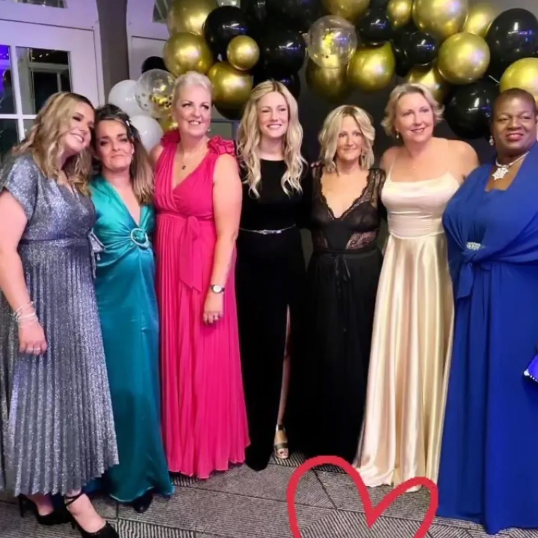 Members of the Fighting to be Heard charity, living with secondary metastatic breast cancer, including Kimberly Noble, third from left.