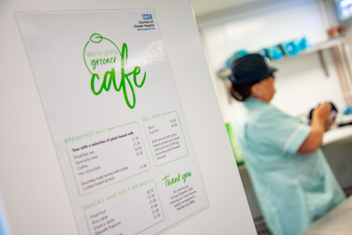 The Countess of Chester Hospitals new Going Greener Café.