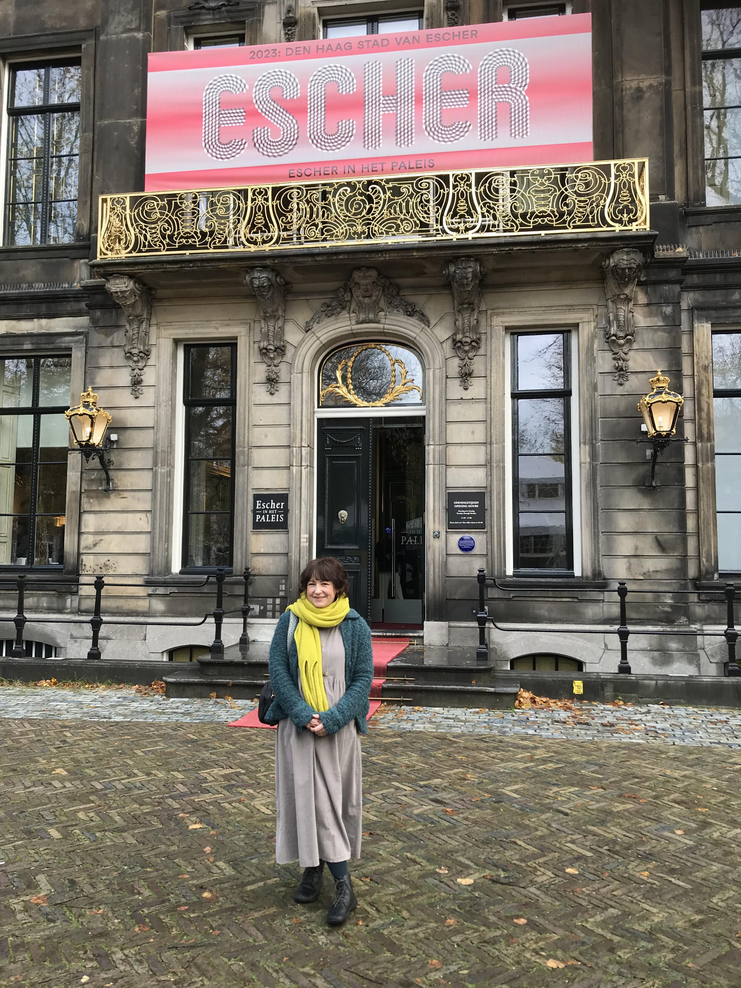 Louisa Boyd outside Escher in the Palace.