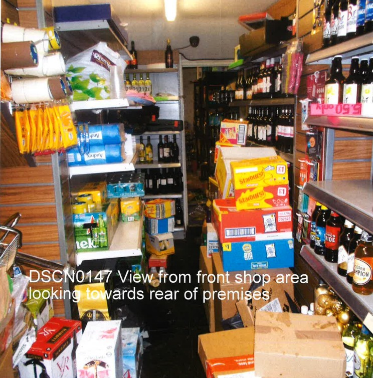 What inspectors found inside Chester Booze. Pictures: Cheshire West and Chester Council.