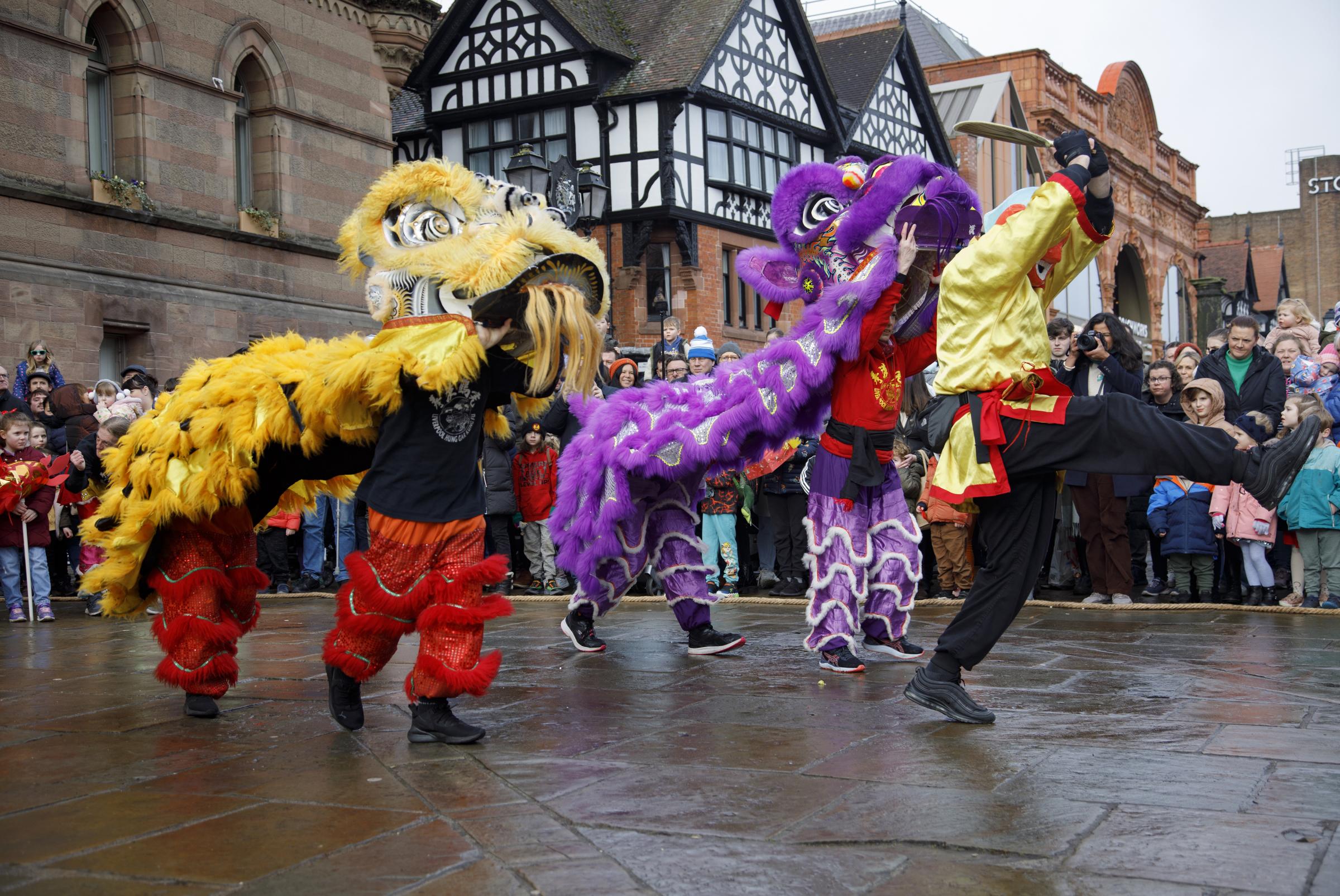Chinese New Year celebrations were marked at Chester Town Hall and at Storyhouse. Pictures: David Sejrup.