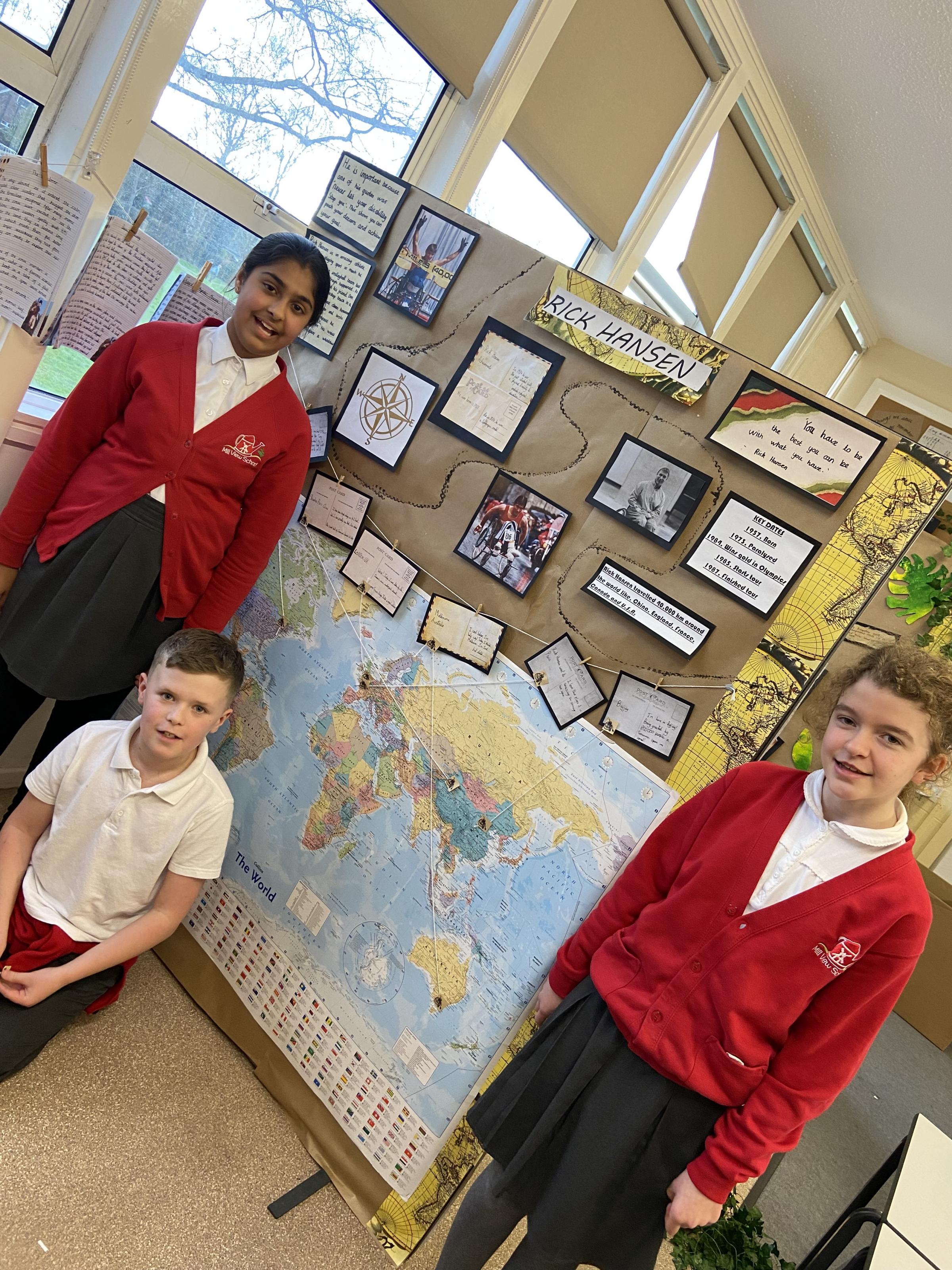 Mill View Primary School pupils have been researching unsung heroes from history.