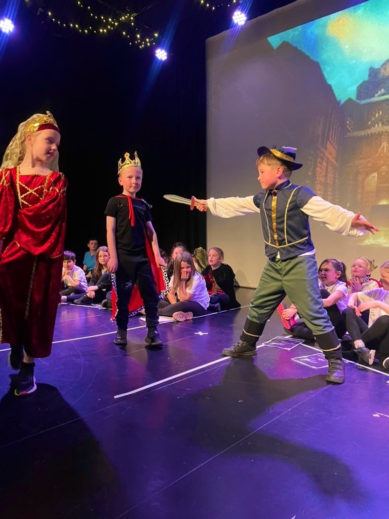 Pupils of Cherry Grove Primary School have teamed up with Storyhouse to put on the play Hamlet in the Garrett Theatre.
