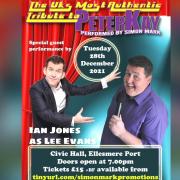 The Peter Kay Tribute act will be performed at the Ellesmere Port Civic Hall this December.