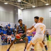 Cheshire Phoenix picked up a seven-point win against the Glasgow Rocks on Sunday. PHOTOGRAPHS BY ADAM DAY.