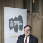Chris Matheson MP signs the Holocaust Educational Trust's Book of Commitment