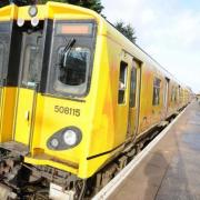 Library picture of Merseyrail train