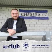 New Chester FC manager Calum McIntyre.