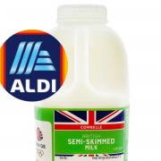 Milk bottles in Aldi's Cheshire stores may soon look subtley different.