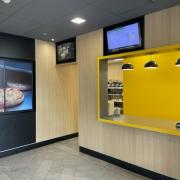 The McDonald's on Old Seals Way Retail Park has been redesigned.