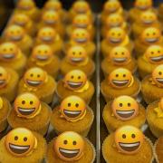 'Happy' yellow cupcakes were also given to each pupil.