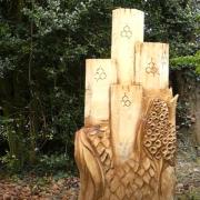 Carvings by the award-winning Simon O'Rourke have been commissioned for the trail at Castle Park.
