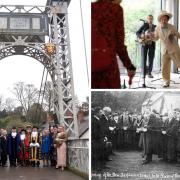 VIPs celebrated the 100th birthday of the Queens Park Bridge.