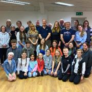 The cast and crew of The Sound of Music, set to be staged by Tip Top Productions at Storyhouse in Chester.