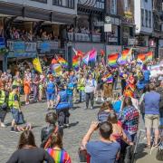Thousands gathered in the city on Saturday for Chester Pride. (Image: Phil Tugwell Photography)