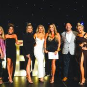 The Doll Beauty Chester team celebrating at the National Beauty Awards.