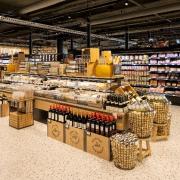 Inside the new M&S Foodhall in Wrexham.