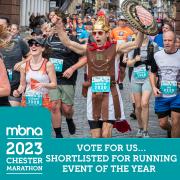 The MBNA Chester Marathon has been shortlisted for the National Running Show's Running Event of the Year.