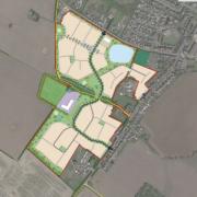 The proposed housing and school site in Halebank, Widnes. Image from planning documents by Harworth