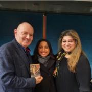 Nazrin Choudhury with Mark Manley and Sehar Hussain of Manleys Solicitors.