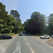 The A540 junction with Raby Park Road in Neston. Picture: Google.