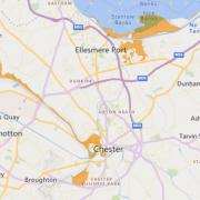 Flood alert areas include Neston, Chester and Ellesmere Port.