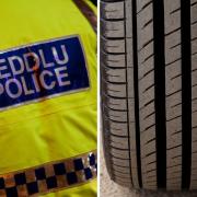 A police jacket and a tyre (Canva)