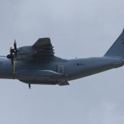 Huge military plane spotted flying over Wirral